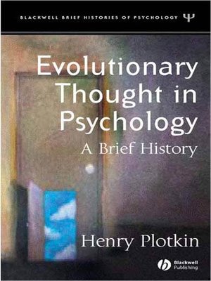 cover image of Evolutionary Thought in Psychology